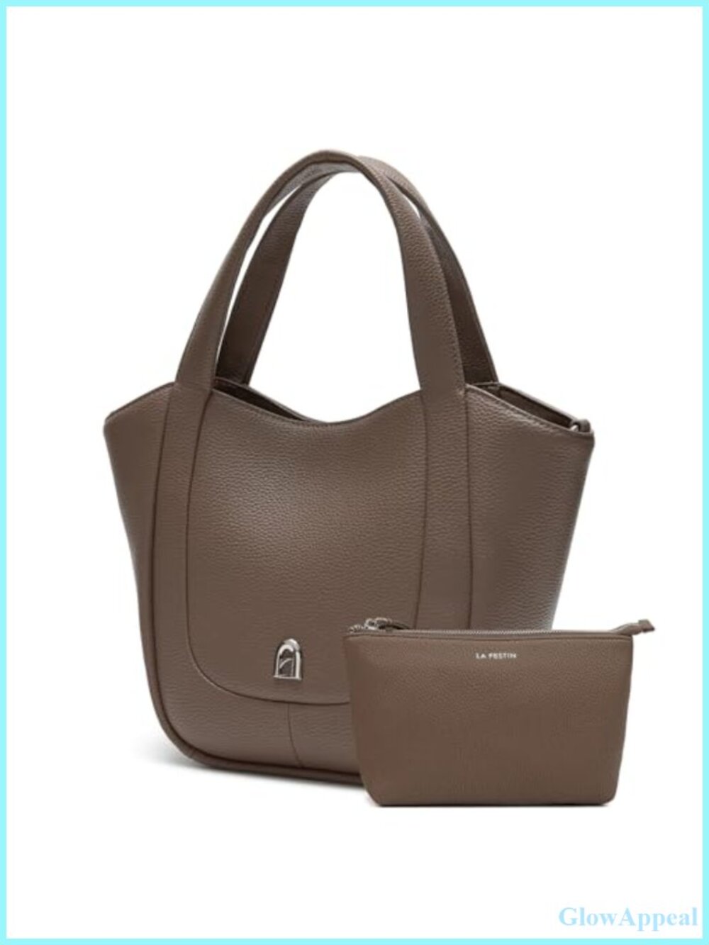 Genuine Leather Bucket Purse Mini Tote Satchel Crossbody Shoulder Handbag